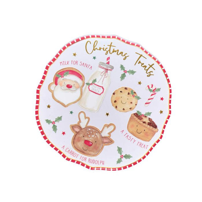 Santa's Magical Festive Feast Christmas Eve Treat Trivet 20cm - Image 1