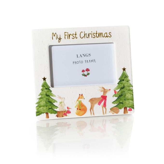 Childrens Winter Wonderland Picture Frame My First Christmas 18x20cm - Image 1