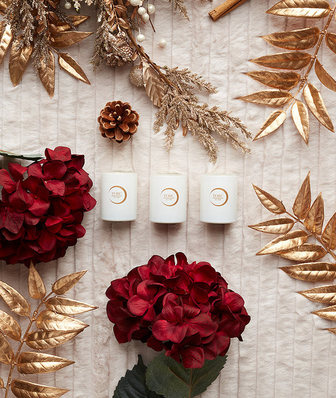 TORC Teal Votive Candle Gift Set with teal candles, perfect gift from Keans Claremorris store.