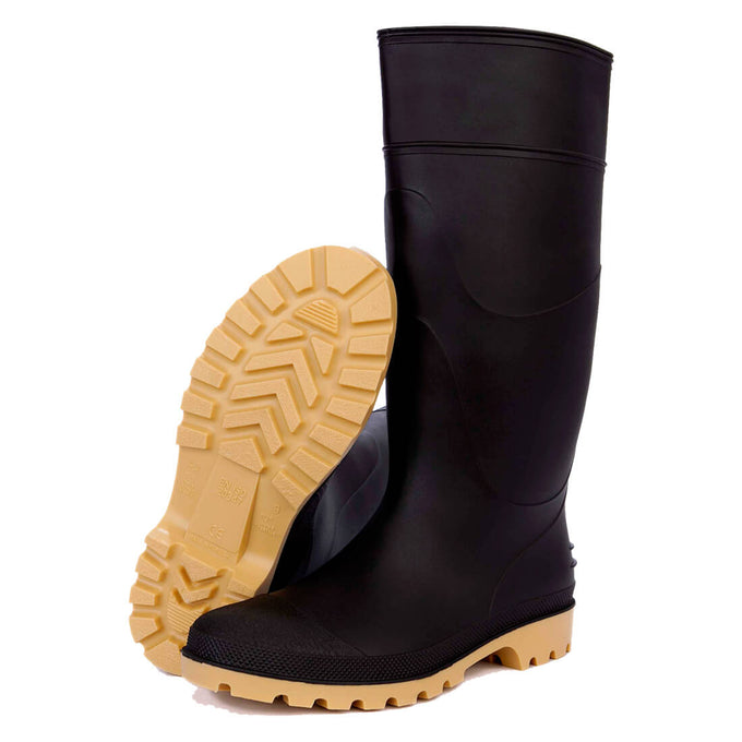 Portwest Price Buster Wellingtons with slip-resistant PVC sole, durable outdoor boots, EN ISO 20347 certified - Keans
