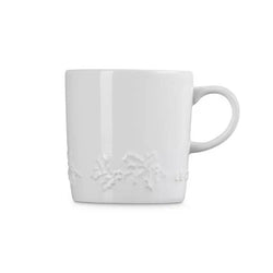 Le Creuset Stoneware Holly 350ml Mug White