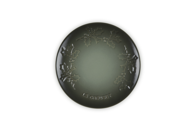 Le Creuset Stoneware Holly Plate 19cm Thyme - Image 2