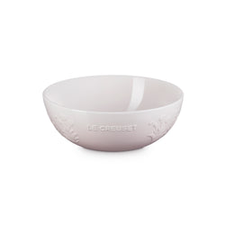 Le Creuset Multi Bowl in Shell Pink, durable stoneware mixing bowl – available at Keans Claremorris.