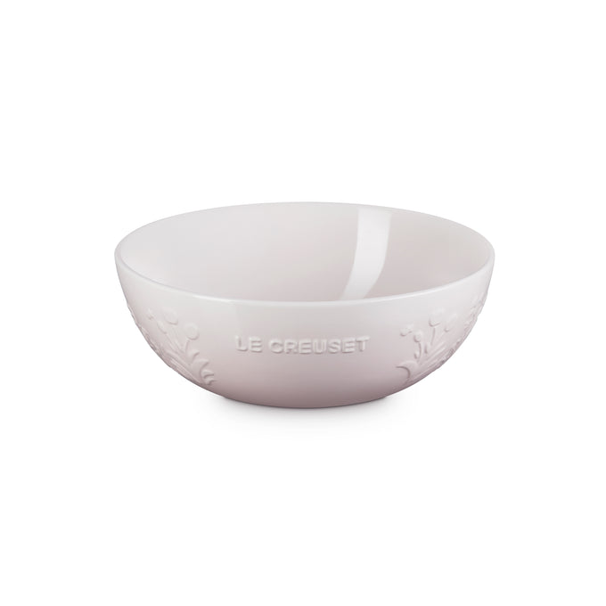 Le Creuset Multi Bowl in Shell Pink, durable stoneware mixing bowl – available at Keans Claremorris.