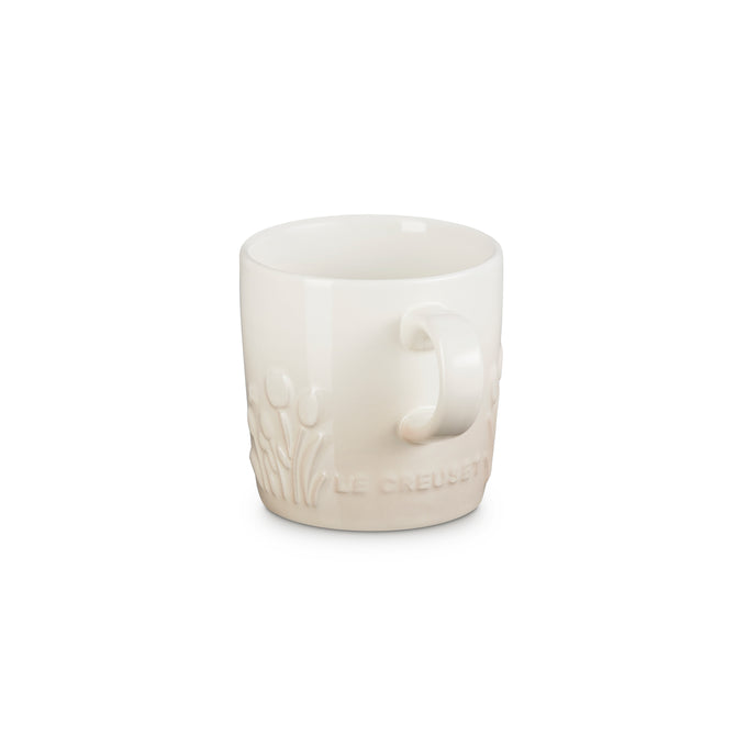 Le Creuset Capp Mug 200ml Meringue color, durable stoneware, perfect for cappuccino – available at Keans Claremorris.