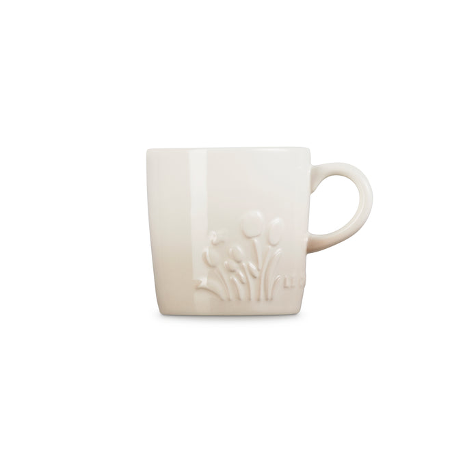 Le Creuset Capp Mug 200ml Meringue color, durable stoneware coffee cup - Keans Claremorris