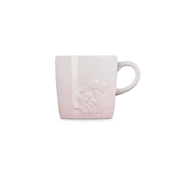 Le Creuset Capp Mug 200ml in Shell Pink, durable stoneware coffee cup - Keans Claremorris