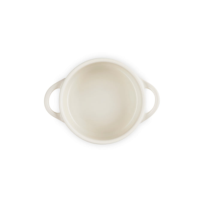 Le Creuset Daffodil 250ml Petite Mini Casserole in Meringue, durable stoneware, from Keans Claremorris La Jardin collection