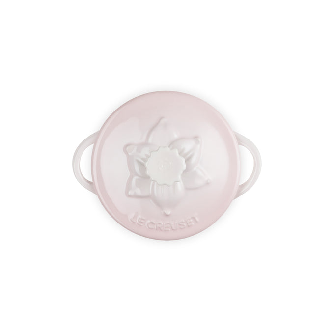Le Creuset Daffodil Petite Mini Casserole 250ml Shell Pink, durable enamel cookware - Keans Claremorris