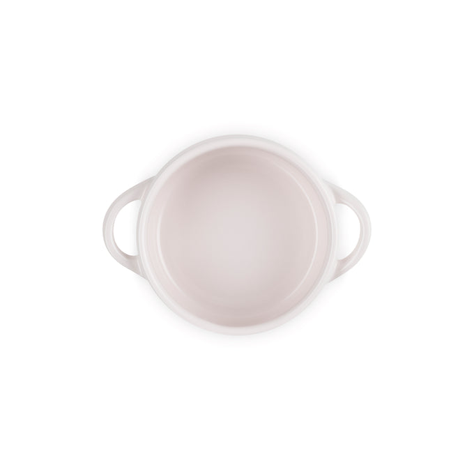 Le Creuset Daffodil Petite Mini Casserole 250ml Shell Pink enamel cookware - Keans Claremorris