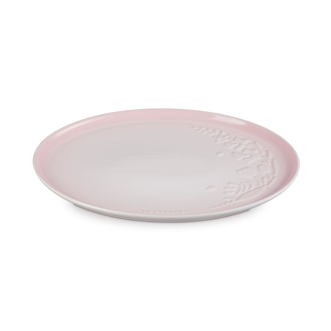Le Creuset Oval Platter in Shell Pink, durable stoneware serving dish - Keans Claremorris