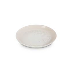 Le Creuset Sphere Plate 22cm Meringue color, durable stoneware dinner plate - Keans Claremorris