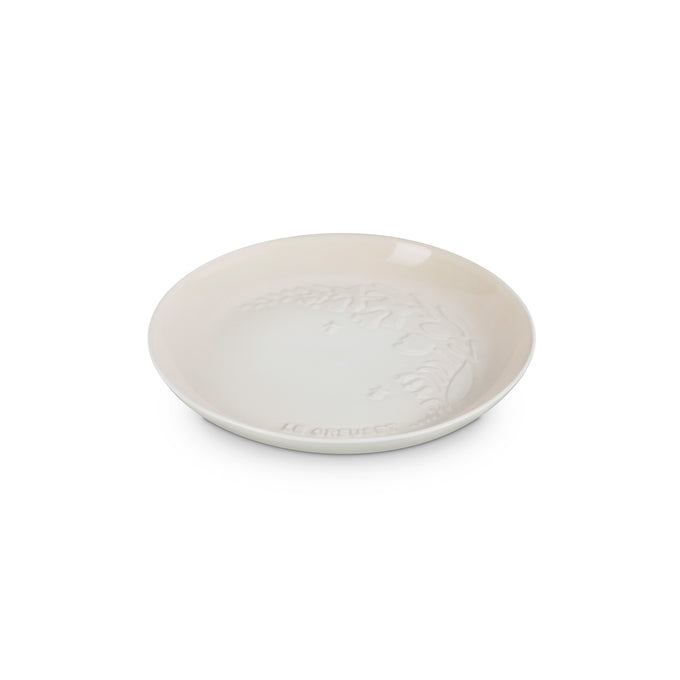 Le Creuset Sphere Plate 22cm Meringue color, durable stoneware dinner plate - Keans Claremorris