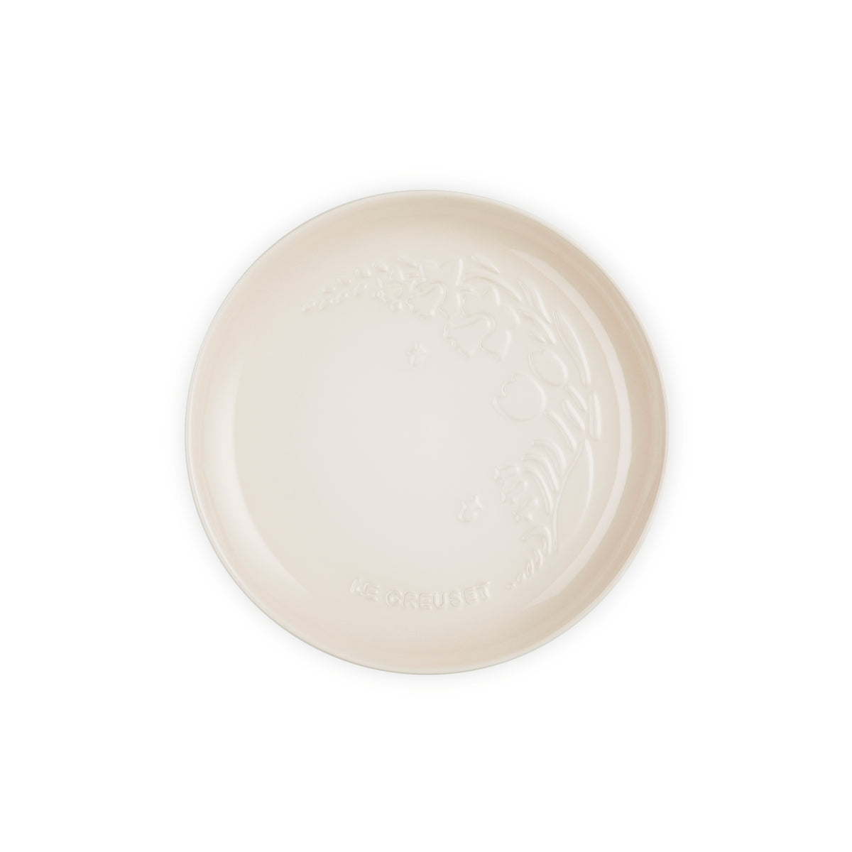 Le Creuset Sphere Plate 22cm Meringue color, durable stoneware dinner plate - Keans Claremorris