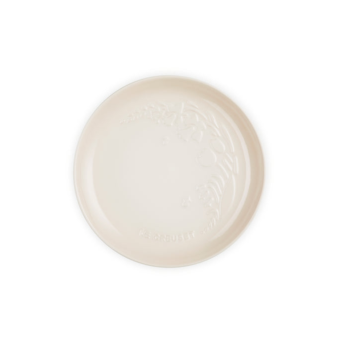 Le Creuset Sphere Plate 22cm Meringue color, durable stoneware dinner plate - Keans Claremorris