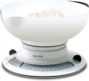 Salter Aquatronic Mechanical Kitchen Scales with twin dials, add & weigh, liquid measurement, available at Kean’s
