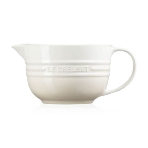 Le Creuset 2 Litre Meringue Mixing Jug, durable stoneware, ideal for baking - available at Keans Claremorris