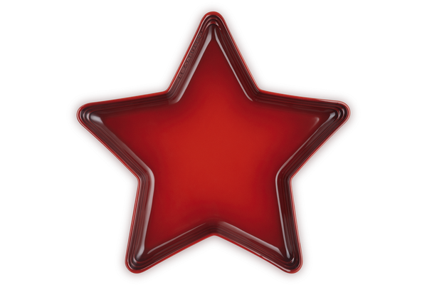 Le Creuset Stoneware 36cm Star Platter Cerise