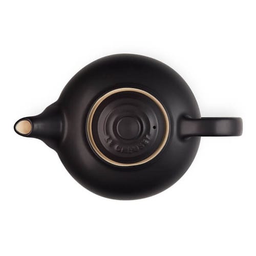 Le Creuset Stoneware Classic Teapot 1.3L Black – Durable, elegant design | Available at Keans Claremorris