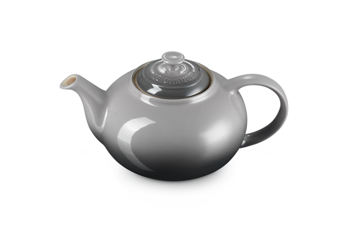 Le Creuset Stoneware Classic Teapot 1.3L Flint – Durable, stylish teapot available at Keans Claremorris