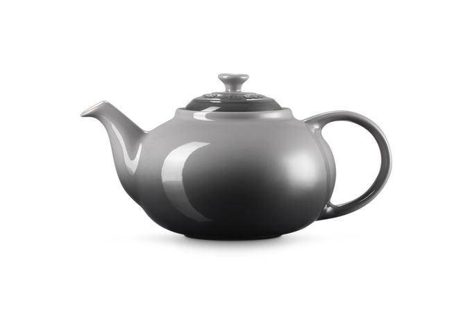 Le Creuset Stoneware Classic Teapot 1.3L Flint - Durable, stylish teapot available at Keans Claremorris