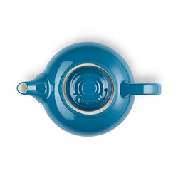 Le Creuset Stoneware Classic Teapot 1.3L in Deep Teal – Durable, stylish tea pot | Available at Keans Claremorris