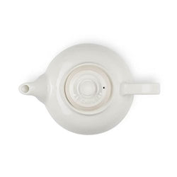Le Creuset Stoneware Classic Teapot 1.3L in Meringue color – durable, elegant design | Keans Claremorris
