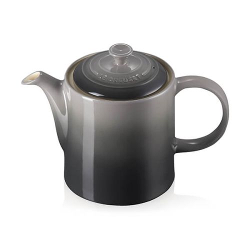 Le Creuset Stoneware Grand Teapot 1.3L Flint - Durable, stylish teapot available at Keans Claremorris