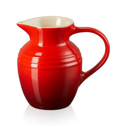 Le Creuset 600ml Cerise Stoneware Jug with ergonomic handle, scratch-resistant glaze, oven and dishwasher safe – Keans