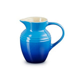 Le Creuset 600ml Azure stoneware breakfast jug with ergonomic handle, precision spout, and scratch-resistant glaze – Keans