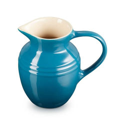 Le Creuset Stoneware Breakfast Jug 600ml in Deep Teal – Durable, stylish kitchenware | Keans Claremorris