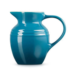 Le Creuset Stoneware Breakfast Jug 600ml in Deep Teal – Durable, stylish kitchenware | Keans Claremorris