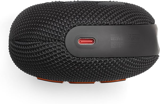 JBL Clip 5 Black portable waterproof Bluetooth speaker with carabiner – available at Keans Claremorris