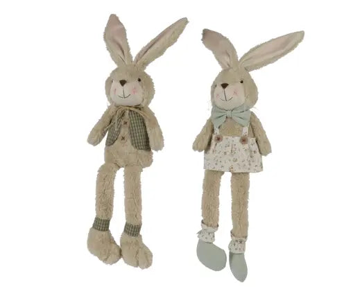 Easter Bunny Plush Boy/Girl 53cm with dangling legs - Image 1