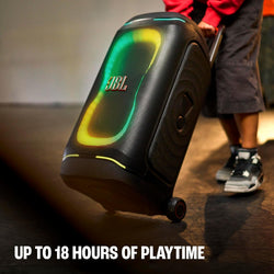 JBL Portable Party Speaker Replaceable Battery with Wheels UK| JBLPB330BLKUK