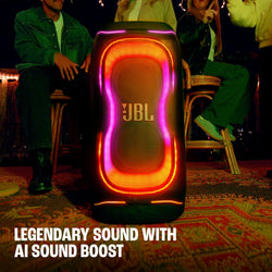 JBL Portable Party Speaker Replaceable Battery with Wheels UK| JBLPB330BLKUK