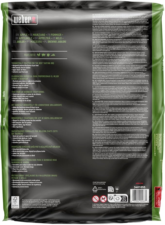 Weber Wood Pellets Apple - Image 2