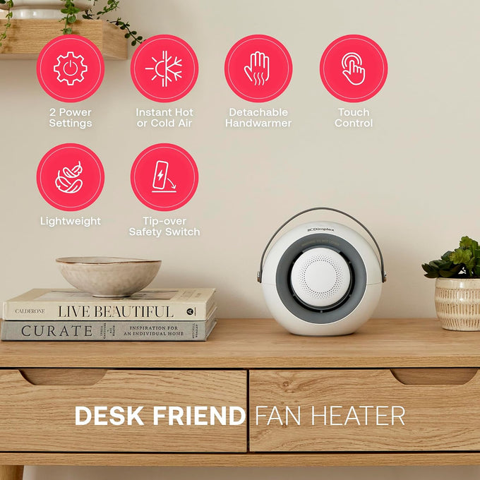 Dimplex Desktop Ceramic Fan 2 In 1 White| DDF390 - Image 8