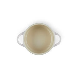 Le Creuset Petite Round Casserole Shell Pink with Heart Knob, durable enamel cookware - Keans Claremorris