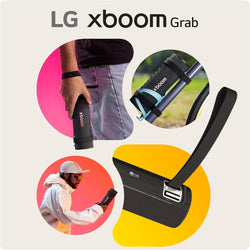 LG Xboom Grab by will.i.am Wireless Speaker - Black | GRAB.AEUSLBK