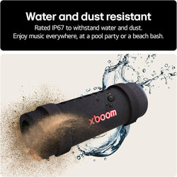 LG Xboom Grab by will.i.am Wireless Speaker - Black | GRAB.AEUSLBK