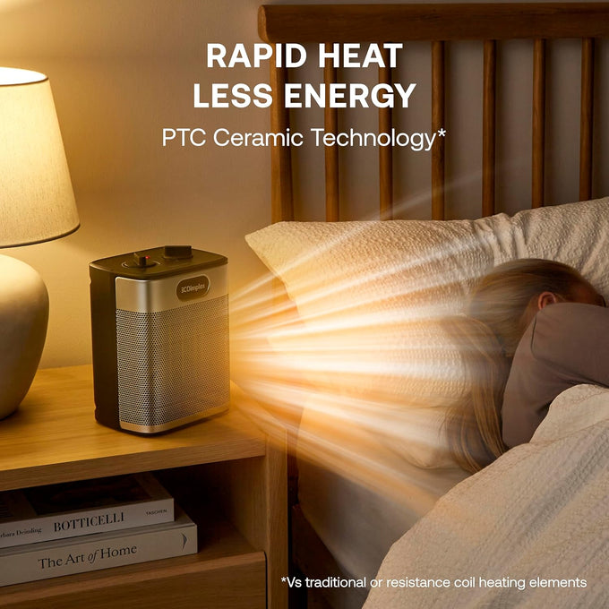 Dimplex 2kW Upright Fan Heater with Variable Stat & Cool Blow| DXUC2BS - Image 8