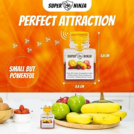 Super Ninja Fruit Fly Killer 2 Pack - Effective pest control, easy to use, from Keans Claremorris store.