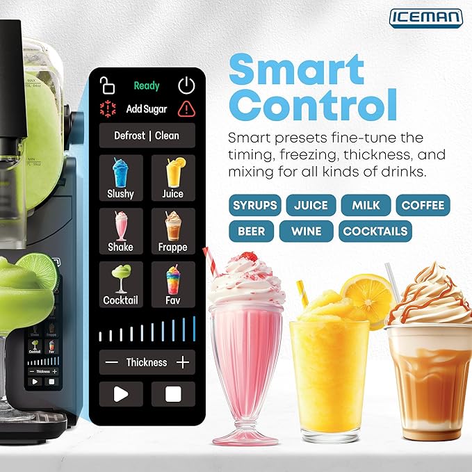 Iceman Black 2.0L Home Slushy Maker| RJ62-20A-BLK-UK - Image 2