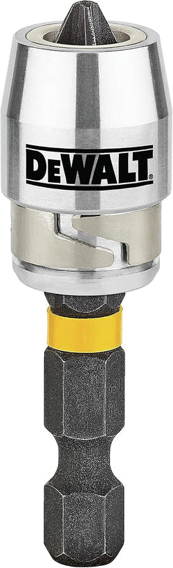 DeWalt Impact Torsion Bits PZ2 x 50mm (x2) and Magnetic Screwlock Sleeve