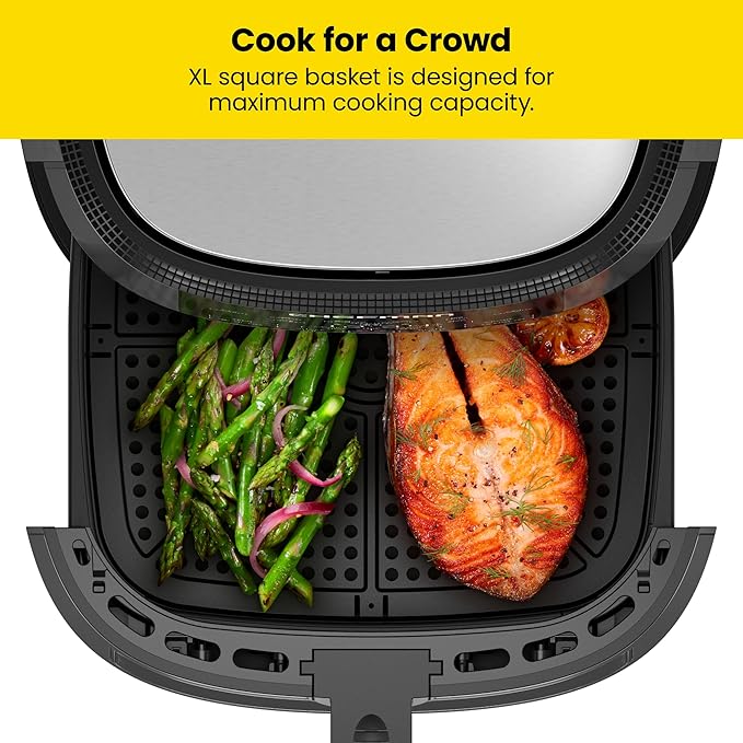 Chefman Turbo Fry 8L Stainless Steel Air Fryer| RJ38-SS-8TW - Image 5
