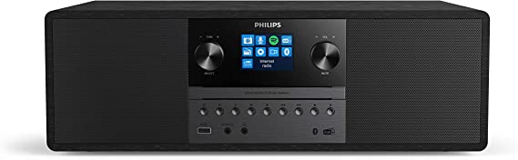 Philips Micro System with Bluetooth, Internet Radio, CD player, DAB+, Spotify Connect, wooden case – Keans Claremorris
