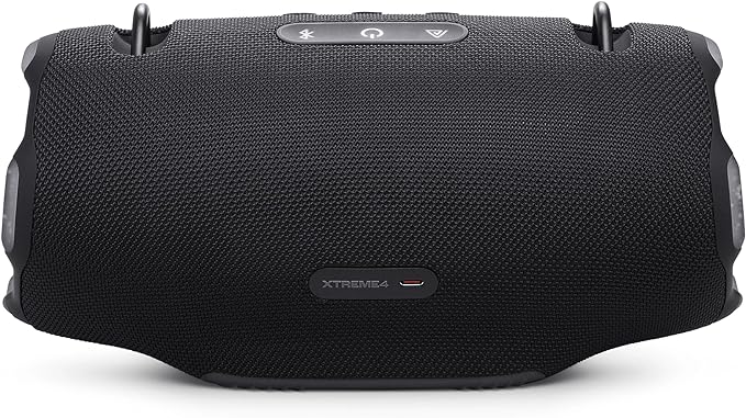 JBL Xtreme 4 Black large portable Bluetooth speaker – powerful sound, waterproof design | Keans Claremorris