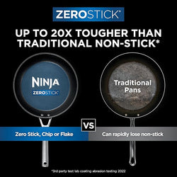 Ninja ZEROSTICK 3-Piece Nonstick Pan Set for Easy Cooking - Available at Keans Claremorris