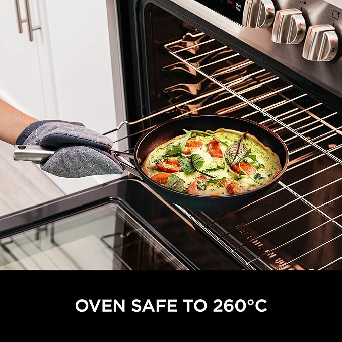 Ninja ZEROSTICK 3-Piece Nonstick Pan Set, durable cookware for easy cooking, available at Keans Claremorris.